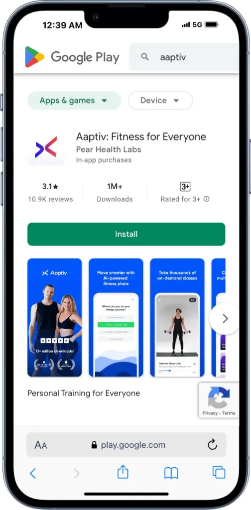 Aaptiv Weight Loss App